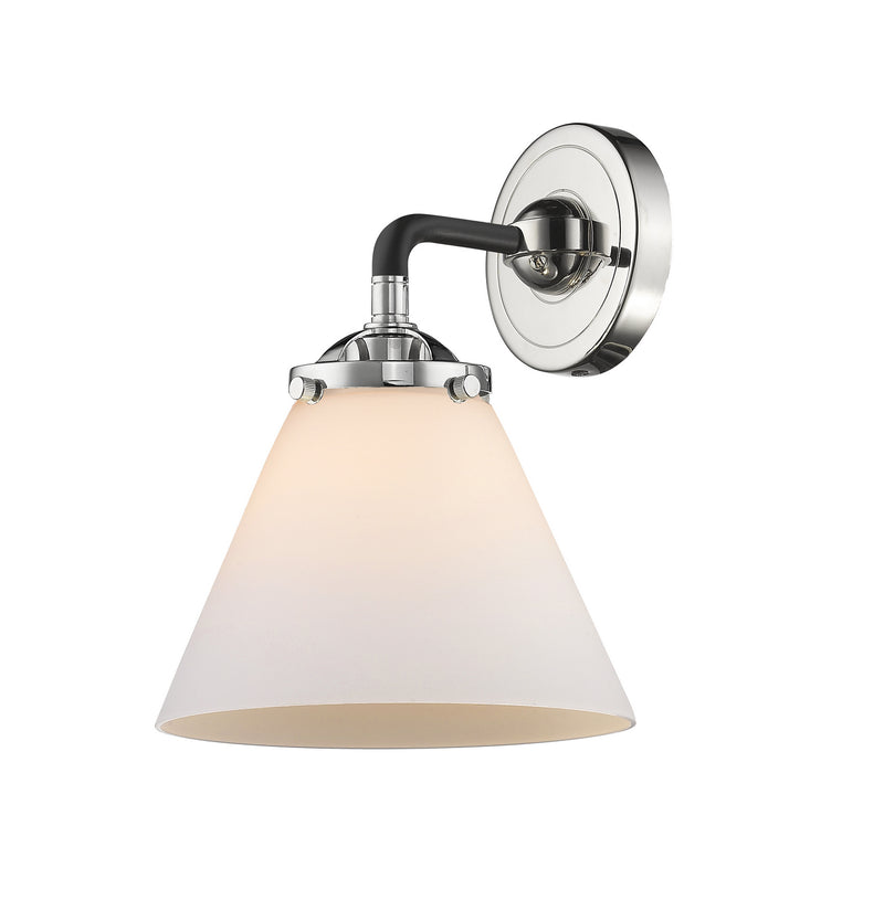 Innovations 284-1W-BPN-G41 One Light Wall Sconce, Black Polished Nickel