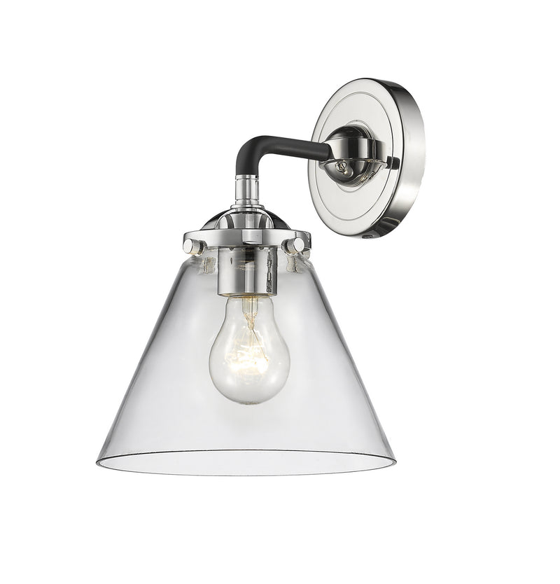 Innovations 284-1W-BPN-G42 One Light Wall Sconce, Black Polished Nickel