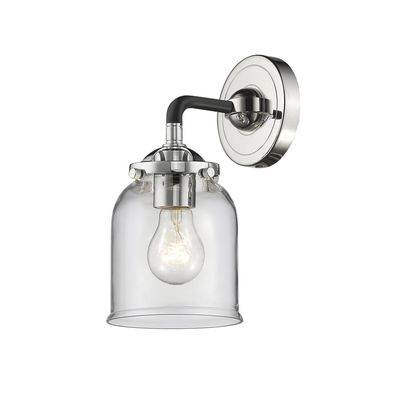 Innovations 284-1W-BPN-G52 One Light Wall Sconce, Black Polished Nickel