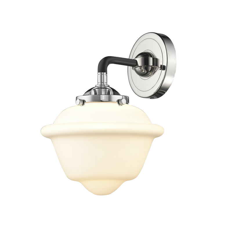 Innovations 284-1W-BPN-G531 One Light Wall Sconce, Black Polished Nickel