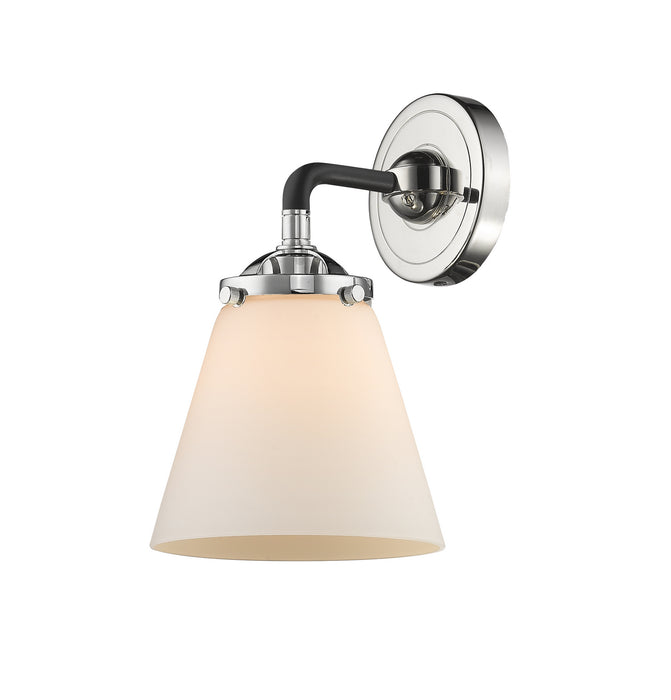 Innovations 284-1W-BPN-G61 One Light Wall Sconce, Black Polished Nickel