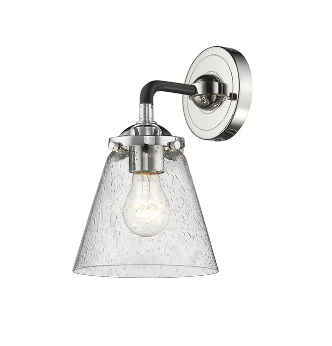 Innovations 284-1W-BPN-G64 One Light Wall Sconce, Black Polished Nickel