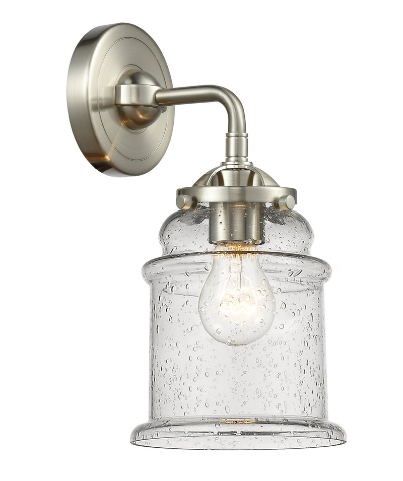 Innovations 284-1W-SN-G184 One Light Wall Sconce, Brushed Satin Nickel