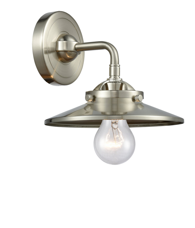 Innovations 284-1W-SN-M2-SN One Light Wall Sconce, Brushed Satin Nickel