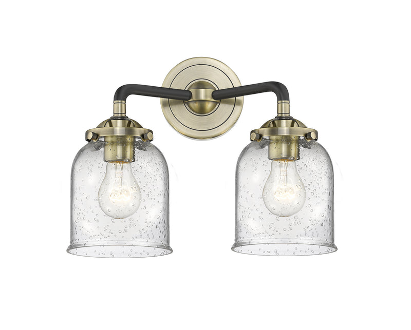 Innovations 284-2W-BAB-G54 Two Light Bath Vanity, Black Antique Brass