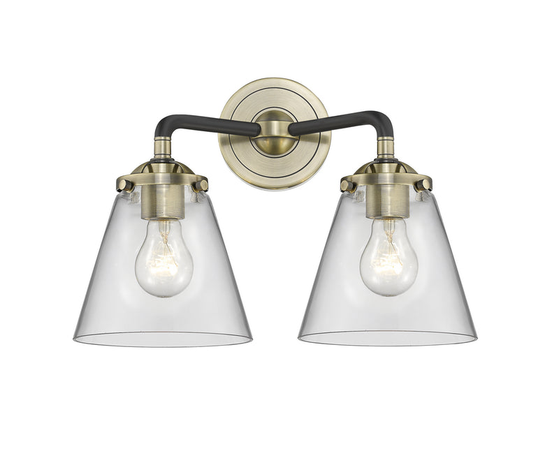 Innovations 284-2W-BAB-G62 Two Light Bath Vanity, Black Antique Brass