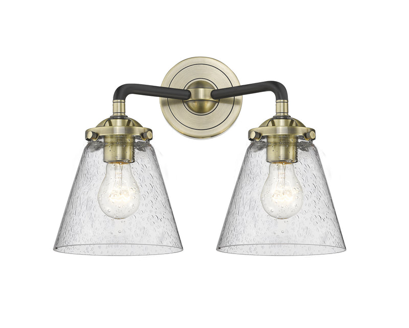 Innovations 284-2W-BAB-G64 Two Light Bath Vanity, Black Antique Brass