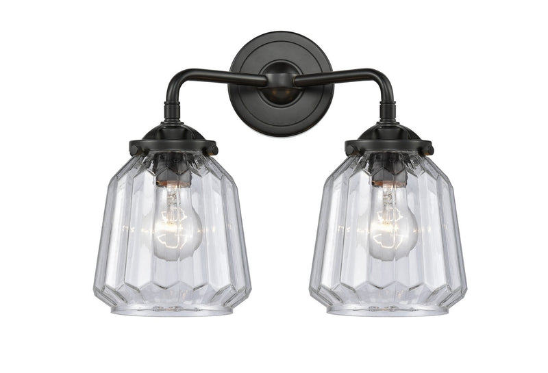Innovations 284-2W-OB-G142-LED LED Bath Vanity, Oil Rubbed Bronze