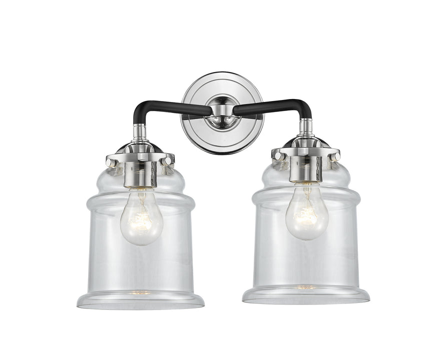 Innovations 284-2W-BPN-G182 Two Light Bath Vanity, Black Polished Nickel