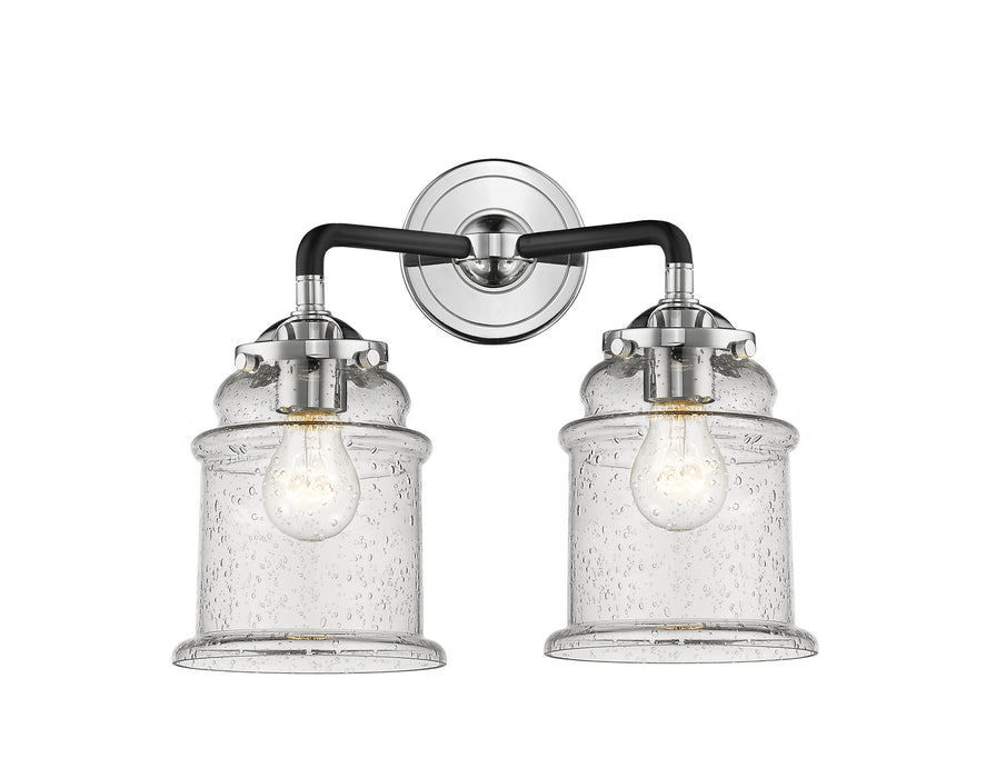 Innovations 284-2W-BPN-G184 Two Light Bath Vanity, Black Polished Nickel