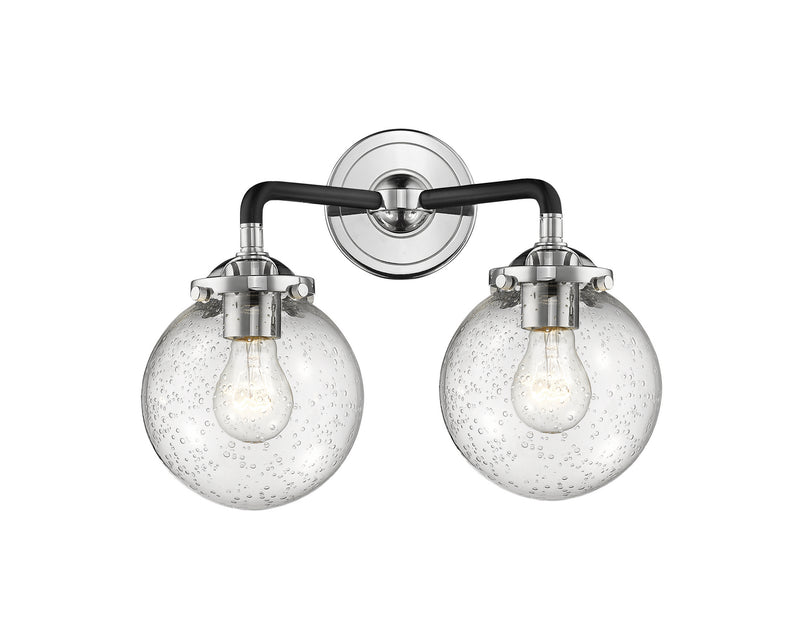 Innovations 284-2W-BPN-G204-6-LED LED Bath Vanity, Black Polished Nickel