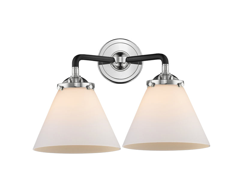 Innovations 284-2W-BPN-G41 Two Light Bath Vanity, Black Polished Nickel
