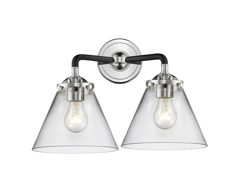Innovations 284-2W-BPN-G42 Two Light Bath Vanity, Black Polished Nickel