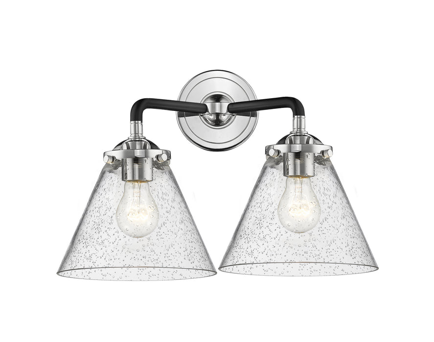 Innovations 284-2W-BPN-G44 Two Light Bath Vanity, Black Polished Nickel