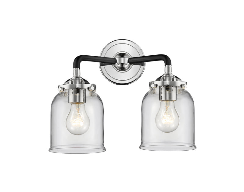 Innovations 284-2W-BPN-G52 Two Light Bath Vanity, Black Polished Nickel