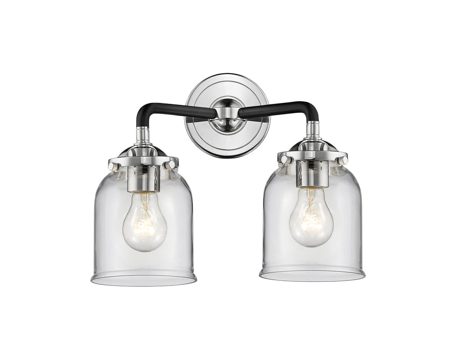 Innovations 284-2W-BPN-G52 Two Light Bath Vanity, Black Polished Nickel