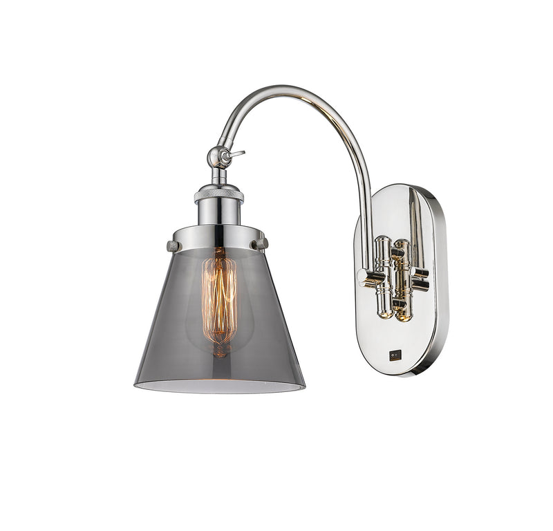 Innovations 918-1W-PN-G63 One Light Wall Sconce, Polished Nickel