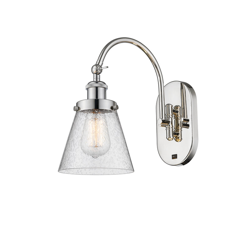 Innovations 918-1W-PN-G64 One Light Wall Sconce, Polished Nickel