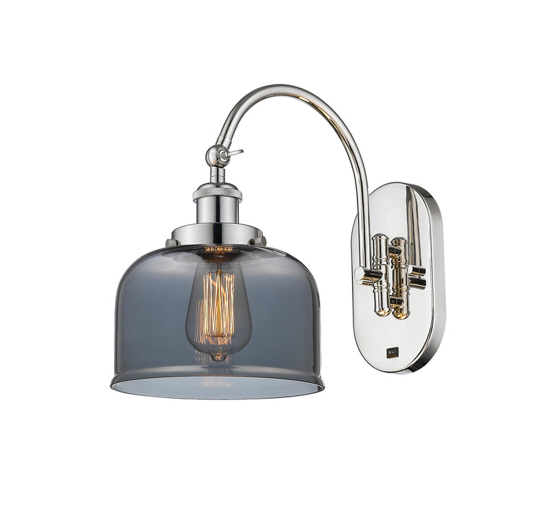 Innovations 918-1W-PN-G73 One Light Wall Sconce, Polished Nickel