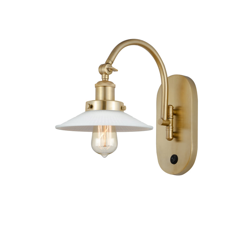 Innovations 918-1W-SG-G1 One Light Wall Sconce, Satin Gold