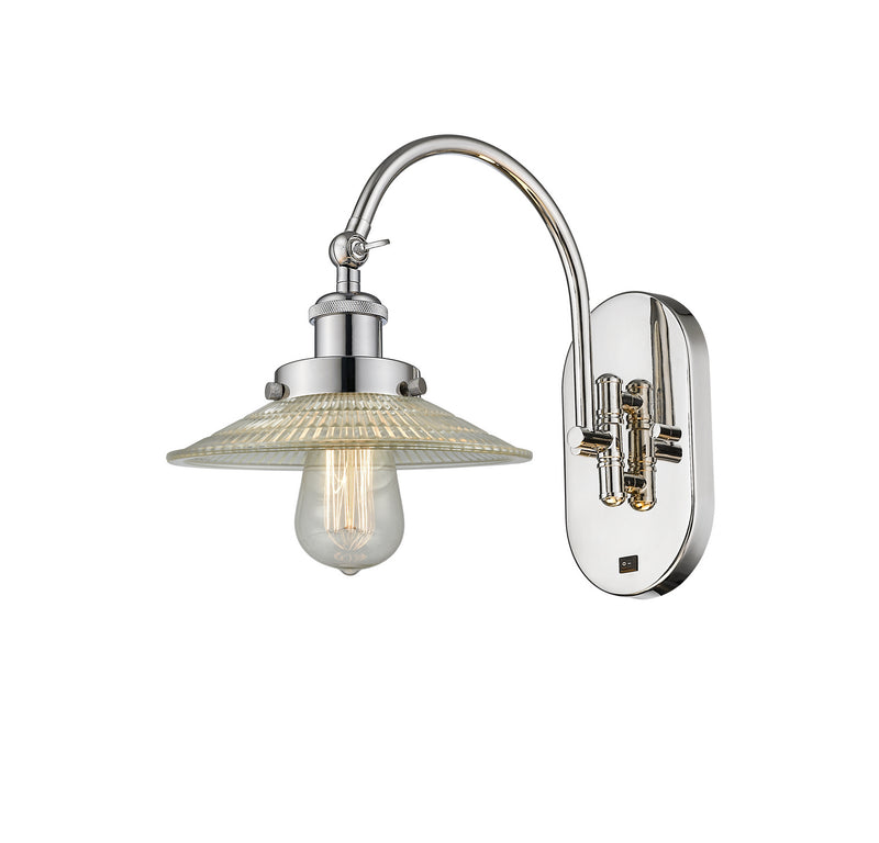 Innovations 918-1W-PN-G2 One Light Wall Sconce, Polished Nickel