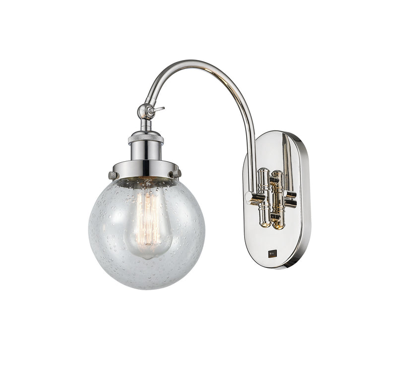 Innovations 918-1W-PN-G204-6-LED LED Wall Sconce, Polished Nickel