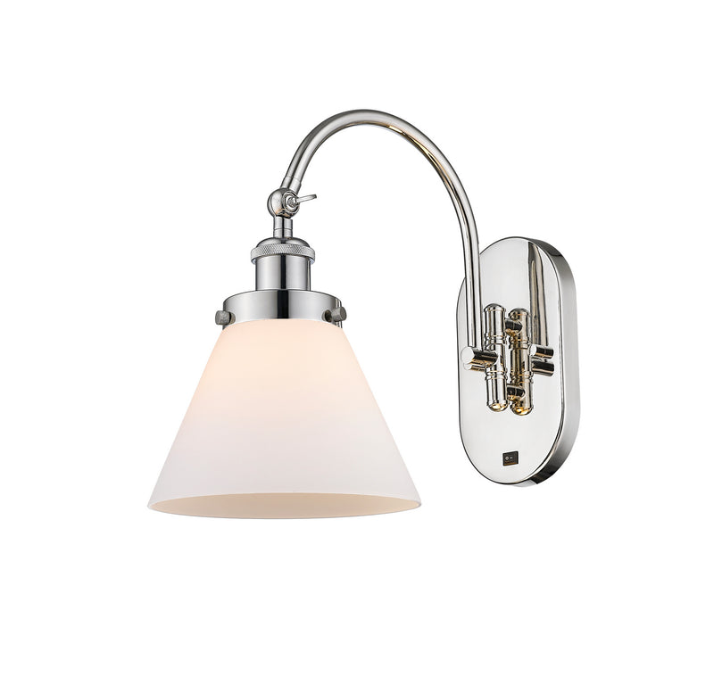 Innovations 918-1W-PN-G41 One Light Wall Sconce, Polished Nickel