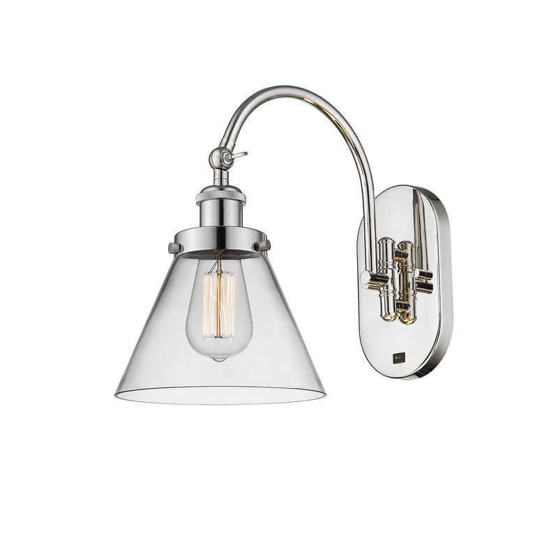 Innovations 918-1W-PN-G42-LED LED Wall Sconce, Polished Nickel