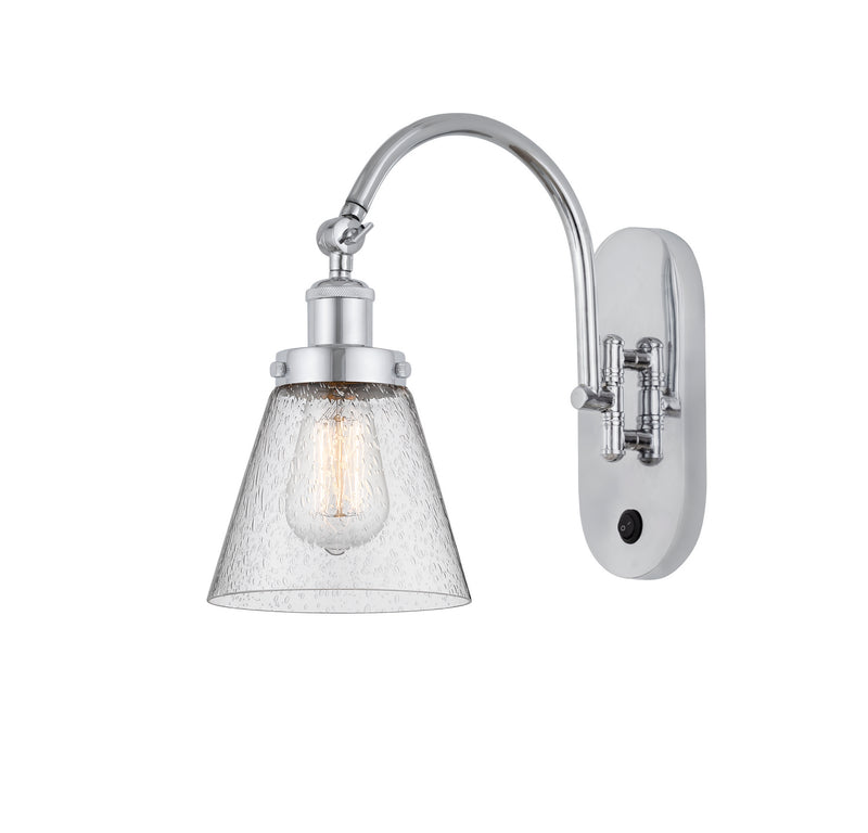 Innovations 918-1W-PC-G64 One Light Wall Sconce, Polished Chrome