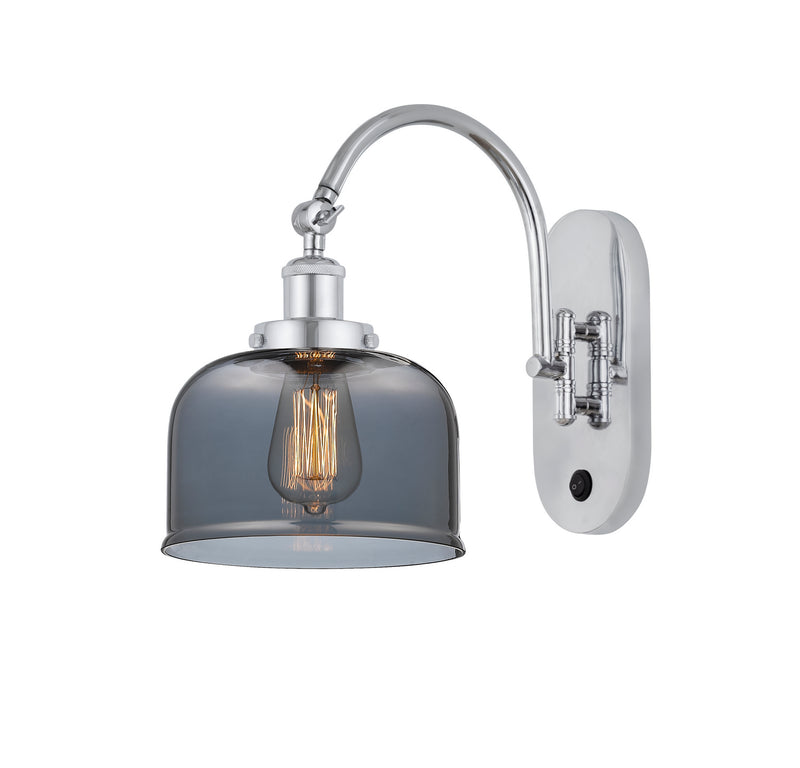 Innovations 918-1W-PC-G73 One Light Wall Sconce, Polished Chrome