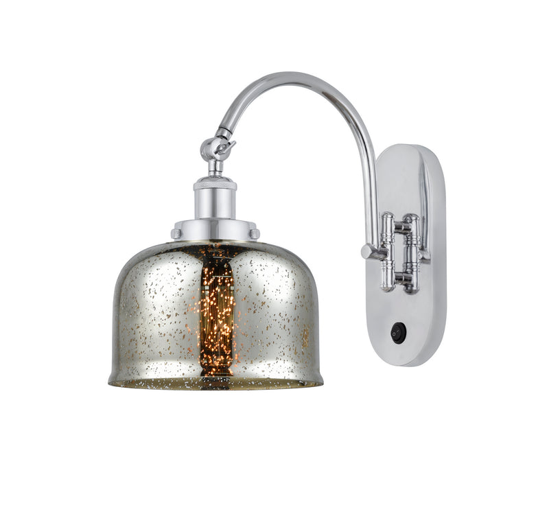 Innovations 918-1W-PC-G78 One Light Wall Sconce, Polished Chrome