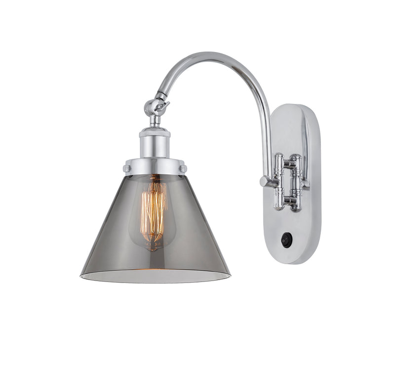 Innovations 918-1W-PC-G43-LED LED Wall Sconce, Polished Chrome