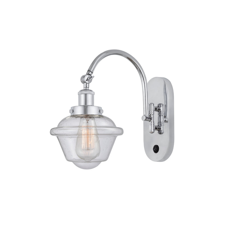 Innovations 918-1W-PC-G534 One Light Wall Sconce, Polished Chrome