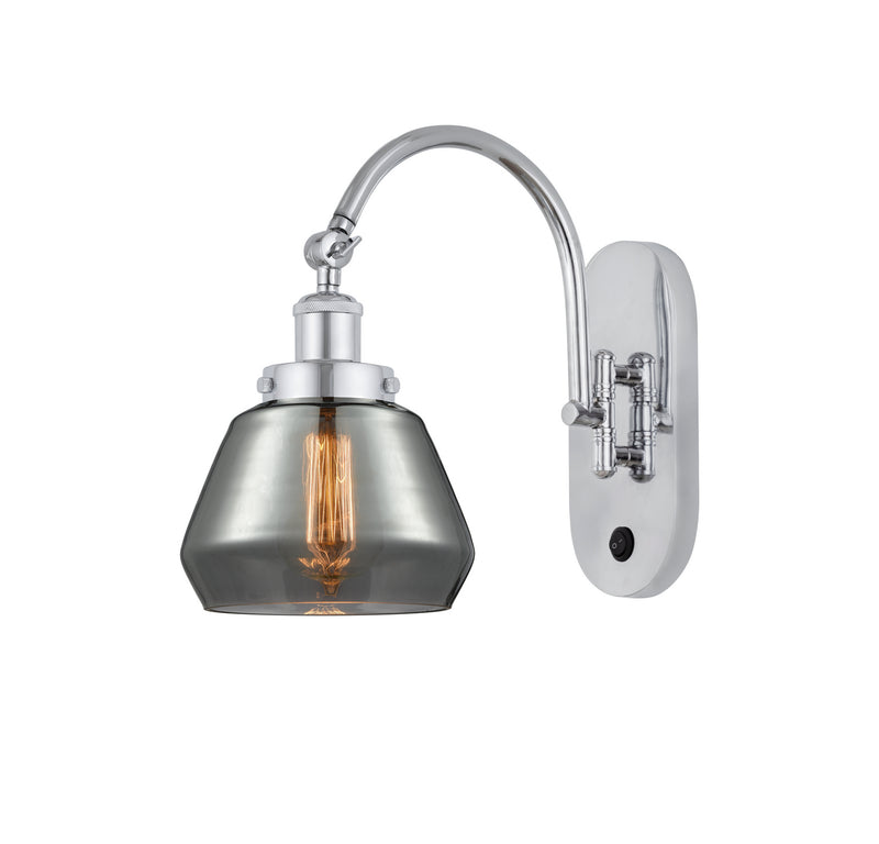 Innovations 918-1W-PC-G173 One Light Wall Sconce, Polished Chrome