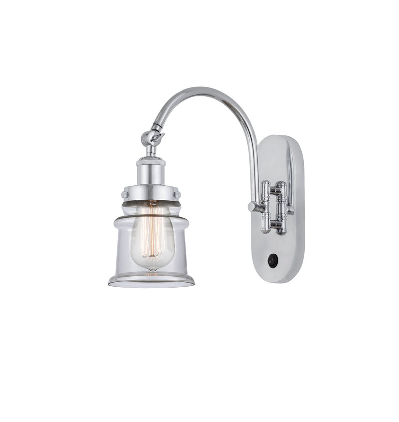 Innovations 918-1W-PC-G182S One Light Wall Sconce, Polished Chrome