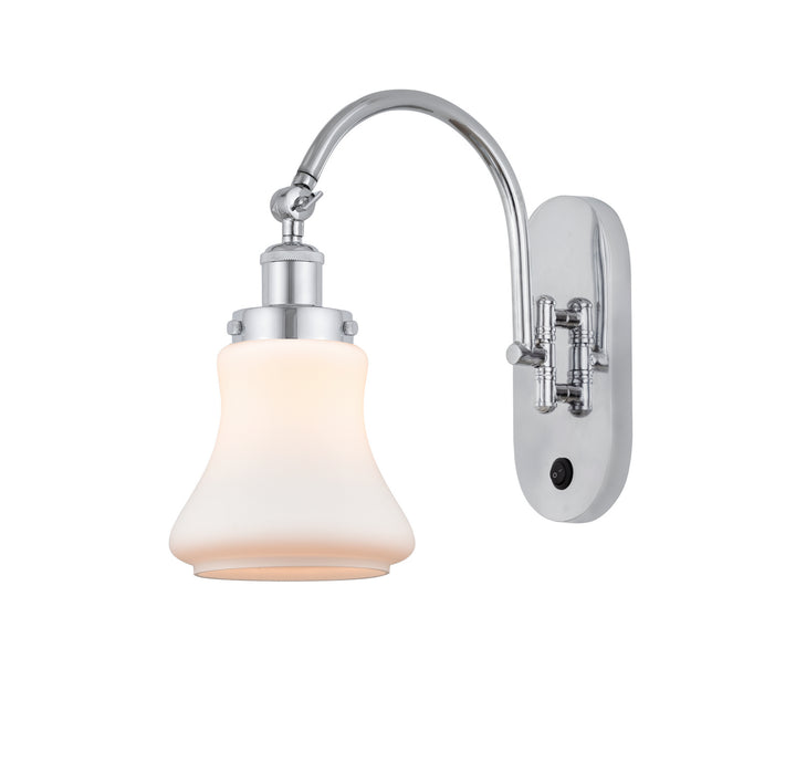 Innovations 918-1W-PC-G191 One Light Wall Sconce, Polished Chrome