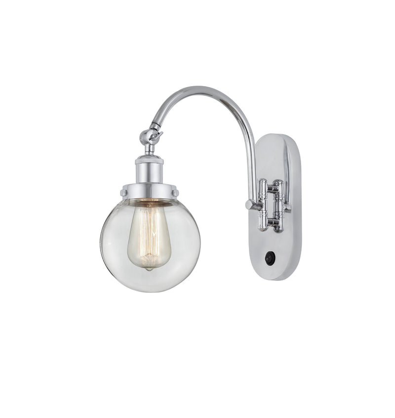 Innovations 918-1W-PC-G202-6-LED LED Wall Sconce, Polished Chrome