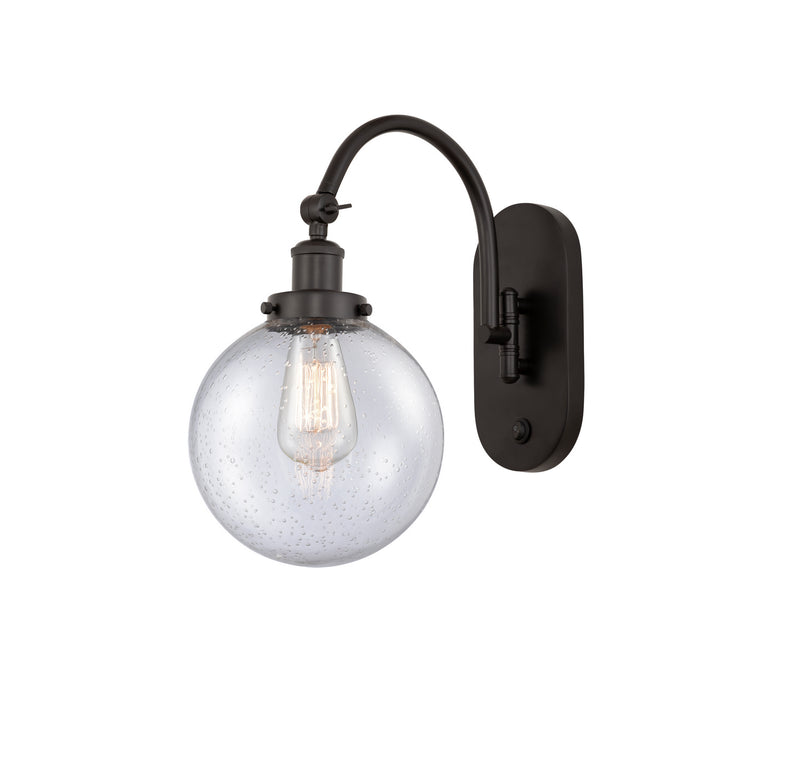 Innovations 918-1W-OB-G204-8-LED LED Wall Sconce, Oil Rubbed Bronze