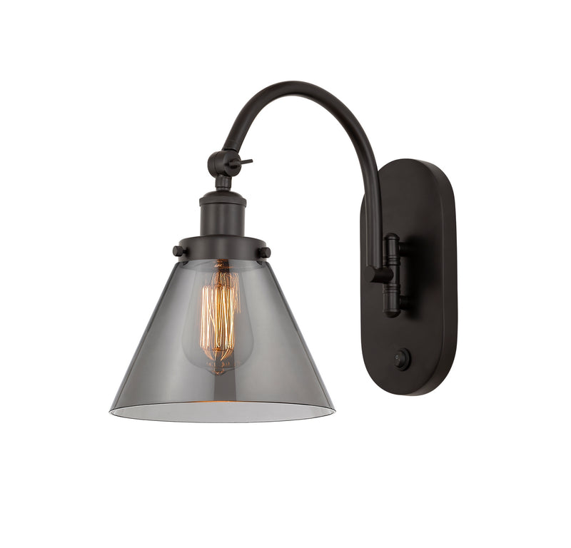 Innovations 918-1W-OB-G43 One Light Wall Sconce, Oil Rubbed Bronze