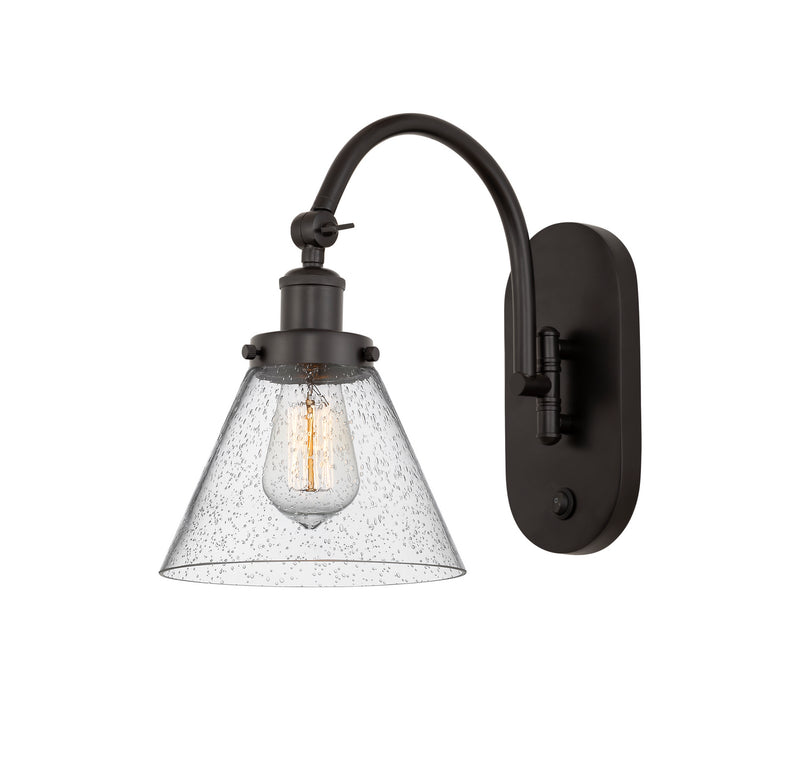 Innovations 918-1W-OB-G44 One Light Wall Sconce, Oil Rubbed Bronze