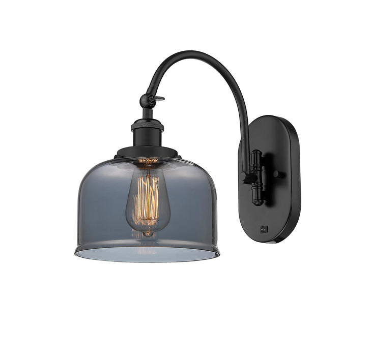 Innovations 918-1W-BK-G73 One Light Wall Sconce, Matte Black