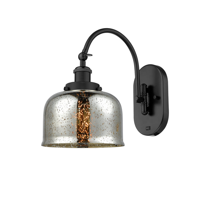 Innovations 918-1W-BK-G78 One Light Wall Sconce, Matte Black