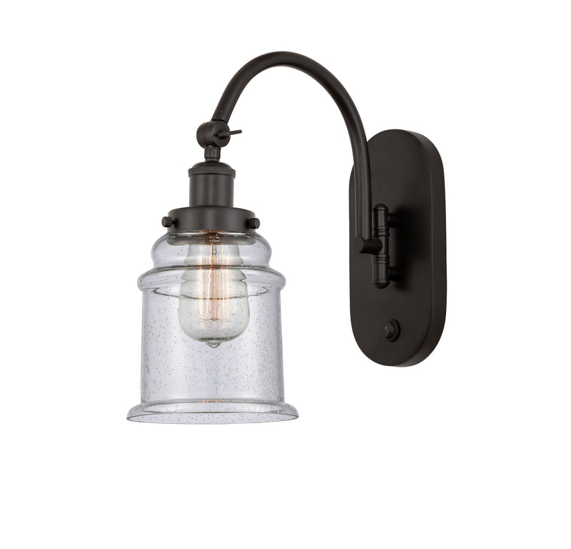 Innovations 918-1W-OB-G184-LED LED Wall Sconce, Oil Rubbed Bronze