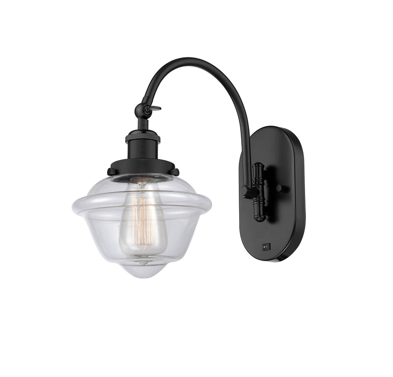 Innovations 918-1W-BK-G532 One Light Wall Sconce, Matte Black