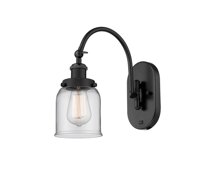 Innovations 918-1W-BK-G52 One Light Wall Sconce, Matte Black
