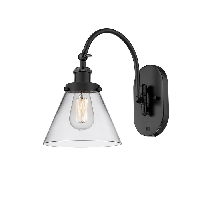 Innovations 918-1W-BK-G42-LED LED Wall Sconce, Matte Black