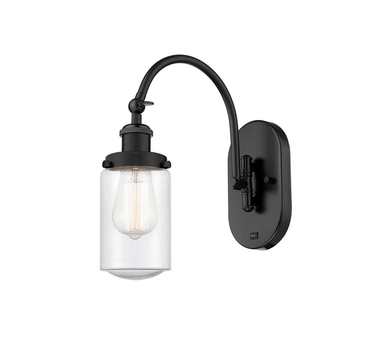 Innovations 918-1W-BK-G314-LED LED Wall Sconce, Matte Black