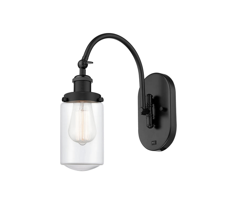 Innovations 918-1W-BK-G312-LED LED Wall Sconce, Matte Black