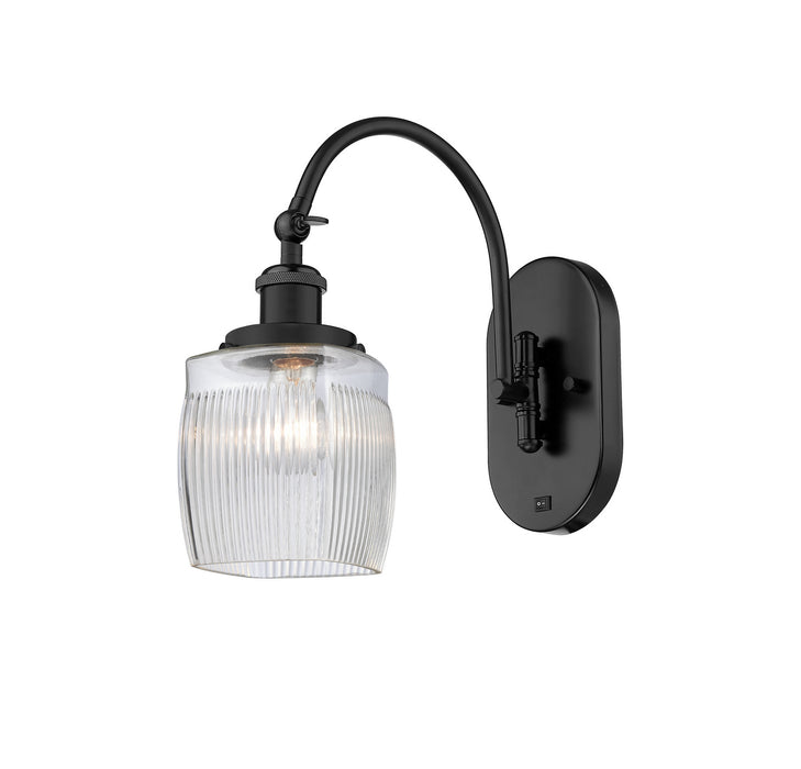 Innovations 918-1W-BK-G302-LED LED Wall Sconce, Matte Black