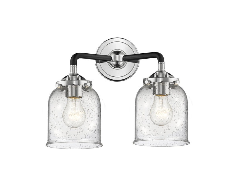 Innovations 284-2W-BPN-G54 Two Light Bath Vanity, Black Polished Nickel